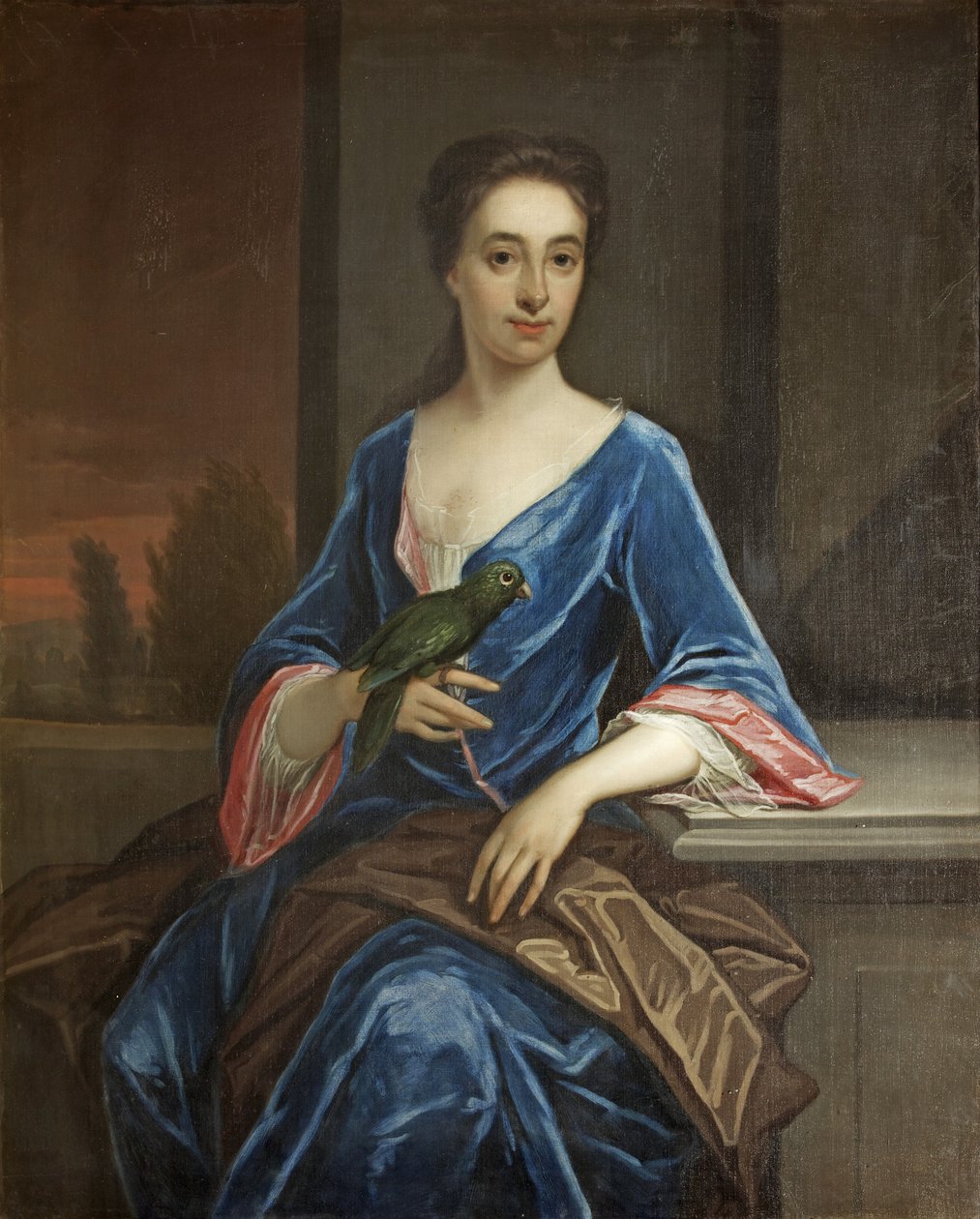 Portret Ann Pym (olej na płótnie) autorstwa British School