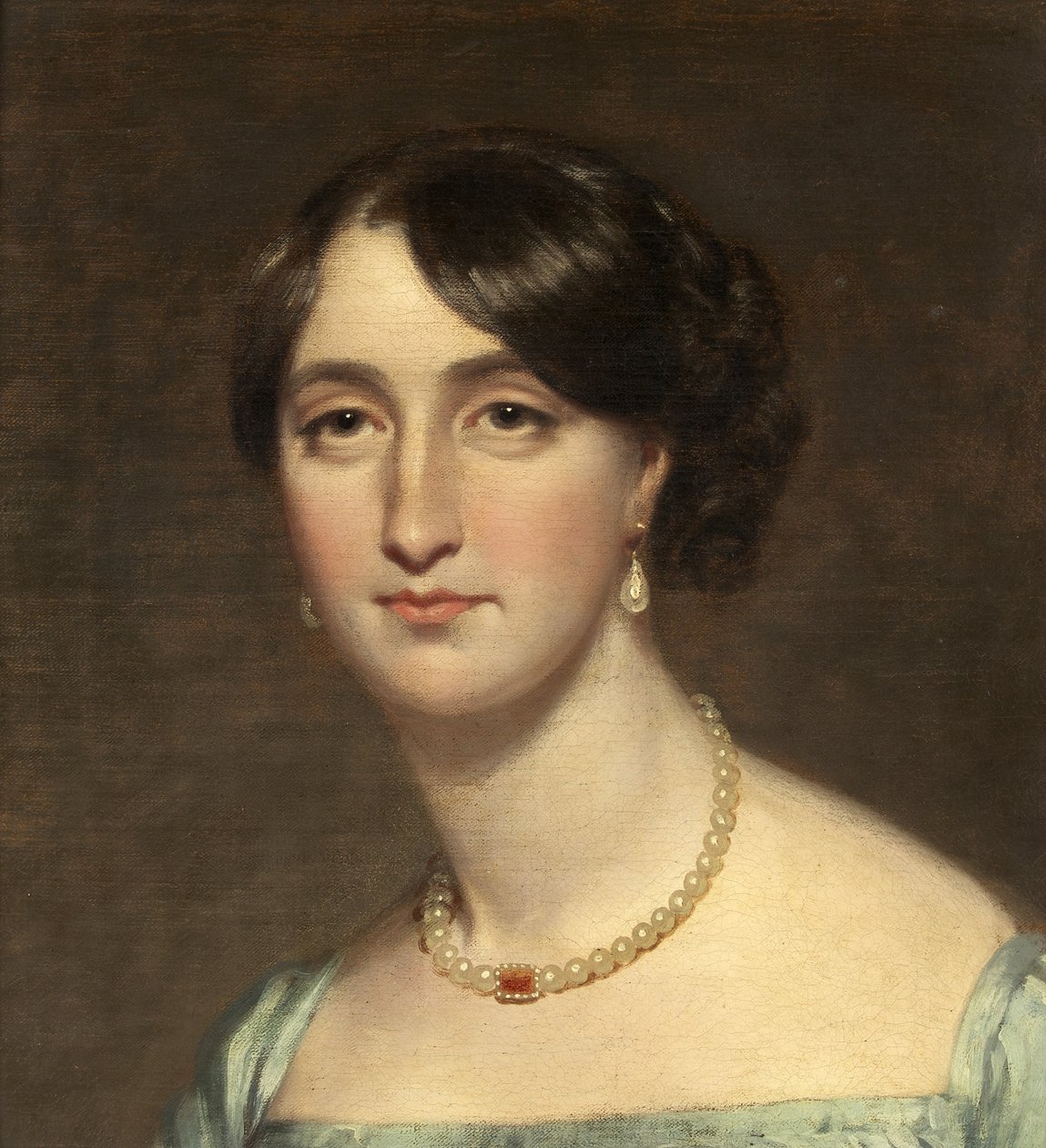 Portret Fanny Kemble, ok.1830 (olej na płótnie) autorstwa British School