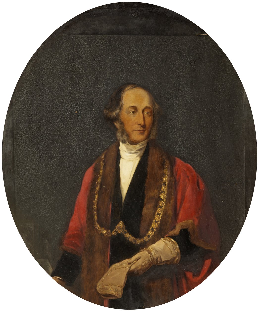 Portret Johna George