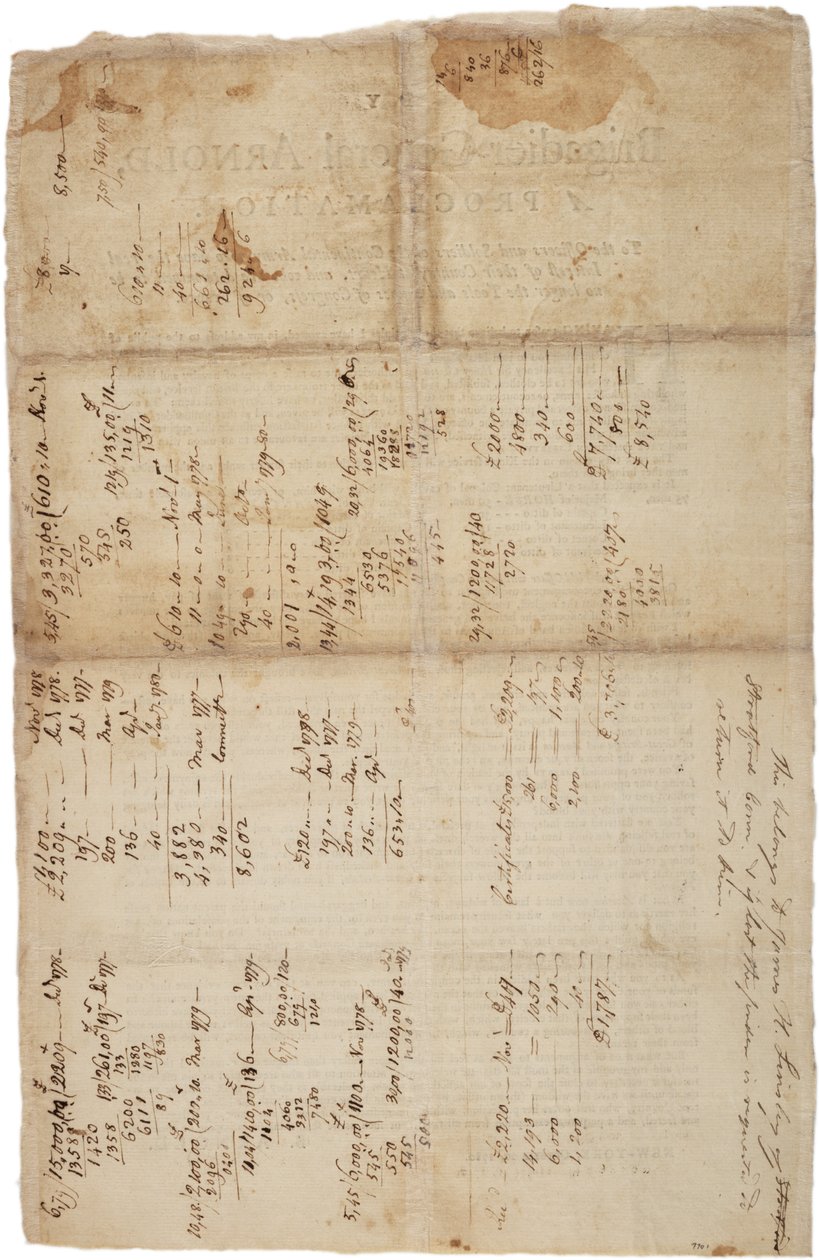 Odezwa do oficerów i żołnierzy Armii Kontynentalnej, 20 października 1780 autorstwa British School