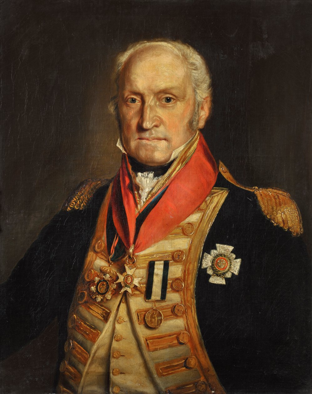 Kontradmirał Sir Benjamin Hallowell Carew (1760-1834) autorstwa British School