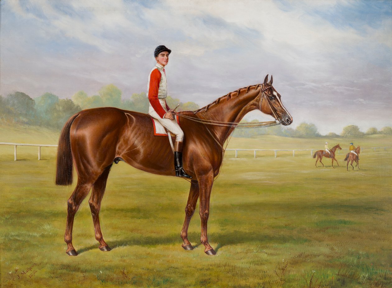 Sir Hugo, zwycięzca Derby 1892 autorstwa British School