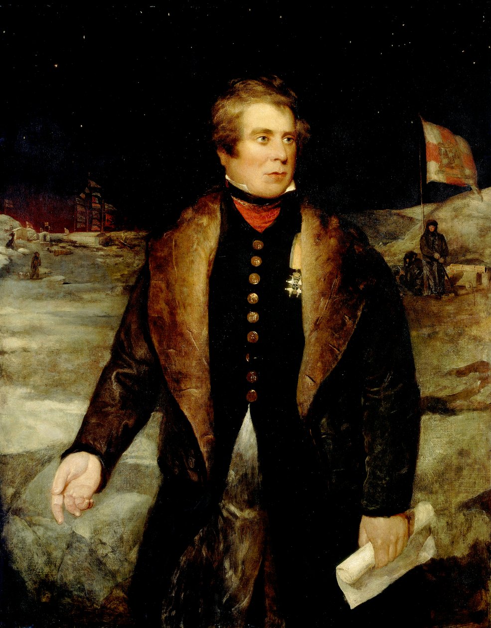 Sir John Ross (1777-1856), ok. 1833 (obraz olejny) autorstwa British School