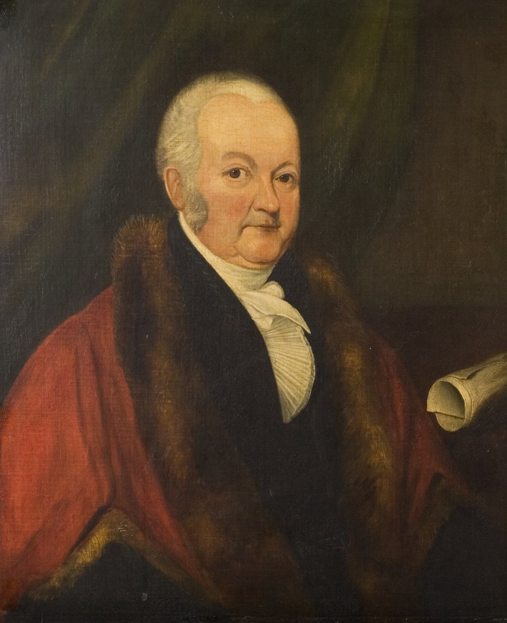 Sir Skears Rew, burmistrz Coventry 1815 (ok. 1761-1828), ok. 1822 (olej na płótnie) autorstwa British School
