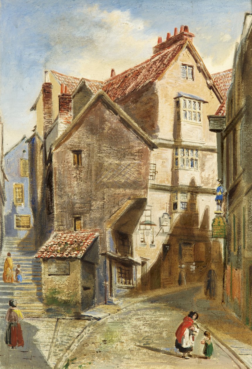 Stroma ulica (olej na płótnie) autorstwa British School