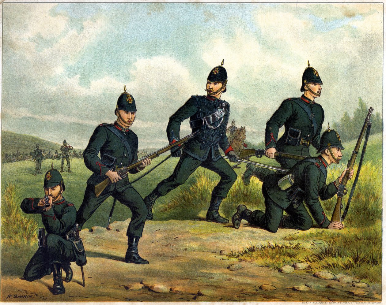 Królewski Korpus Strzelców Królewskich - w „Młodzi ludzie Harpera” autorstwa British School