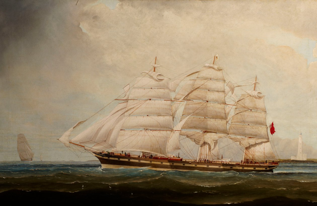 Statek "Mermerus" (1872) autorstwa British School