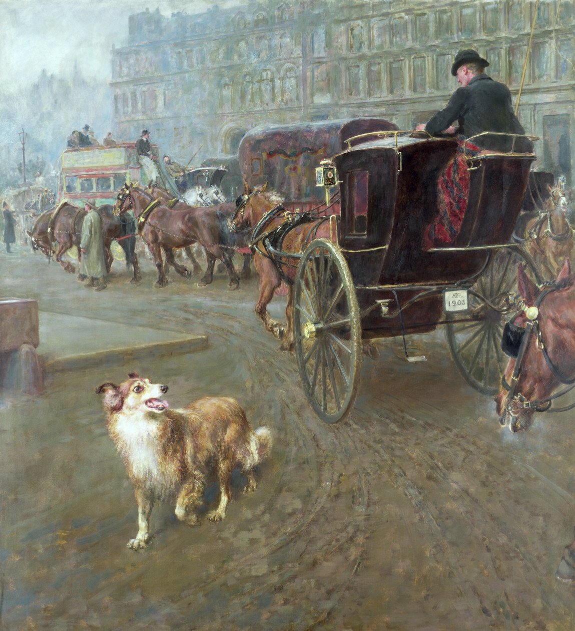 Zagubieni lub zabłąkani, 1905 autorstwa Briton Riviere