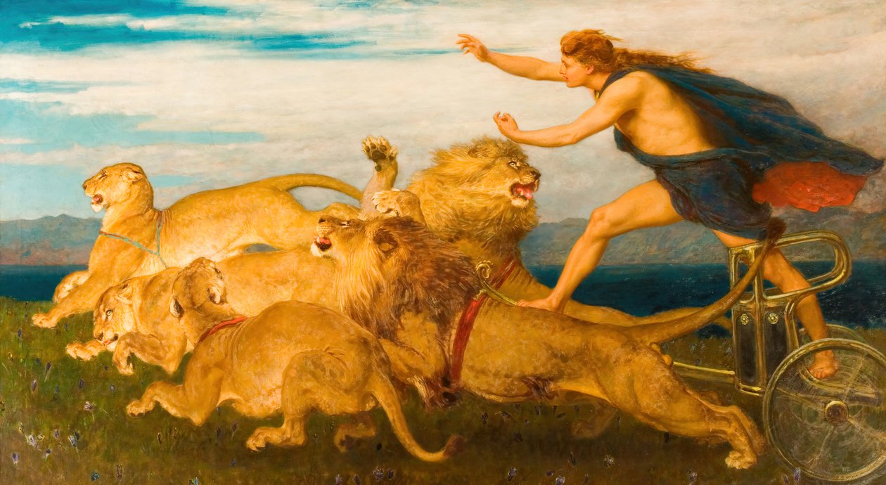 Phoebus Apollo, 1895-8. autorstwa Briton Riviere