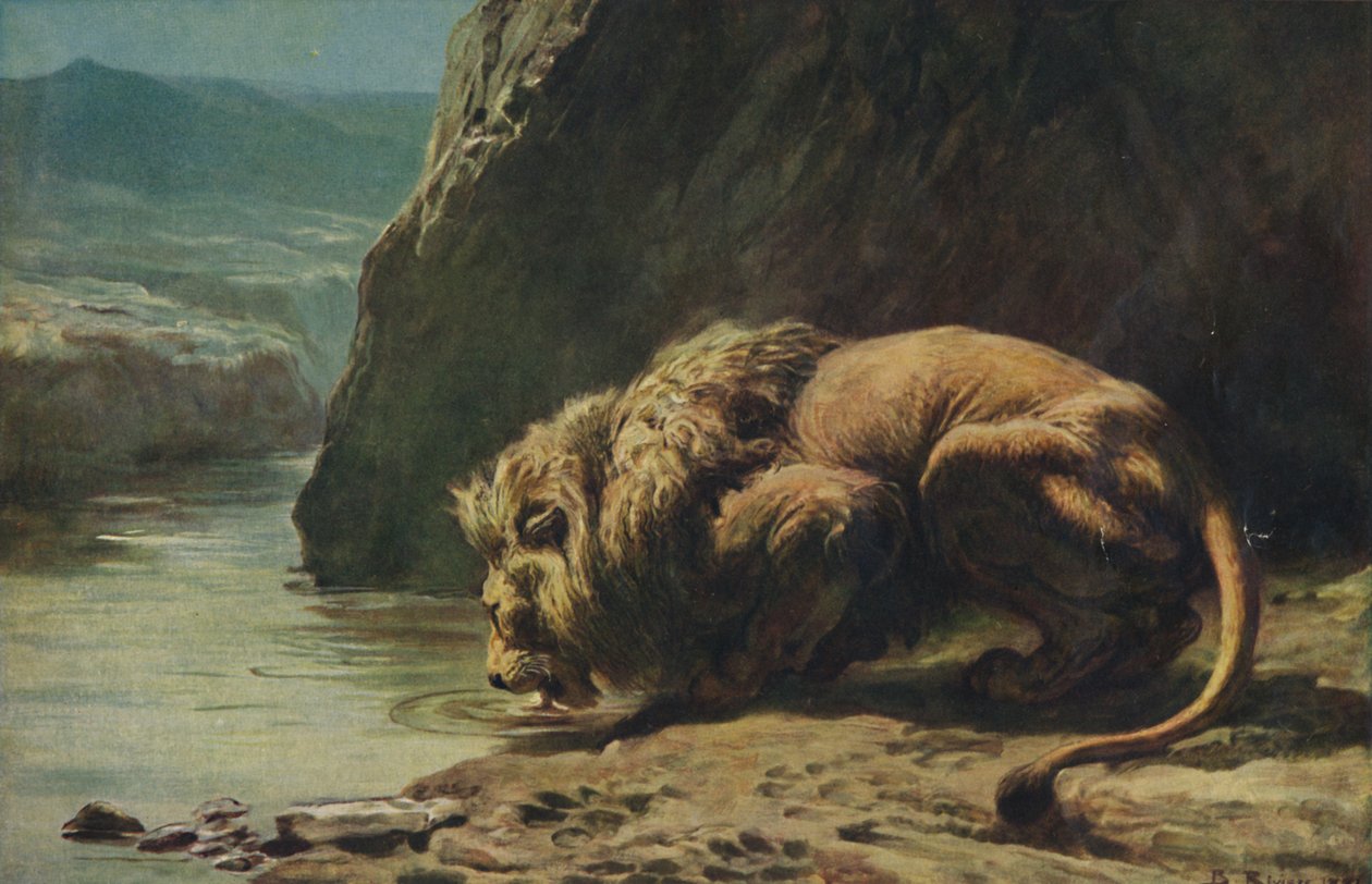 Napoje króla, 1881, 1922. autorstwa Briton Riviere