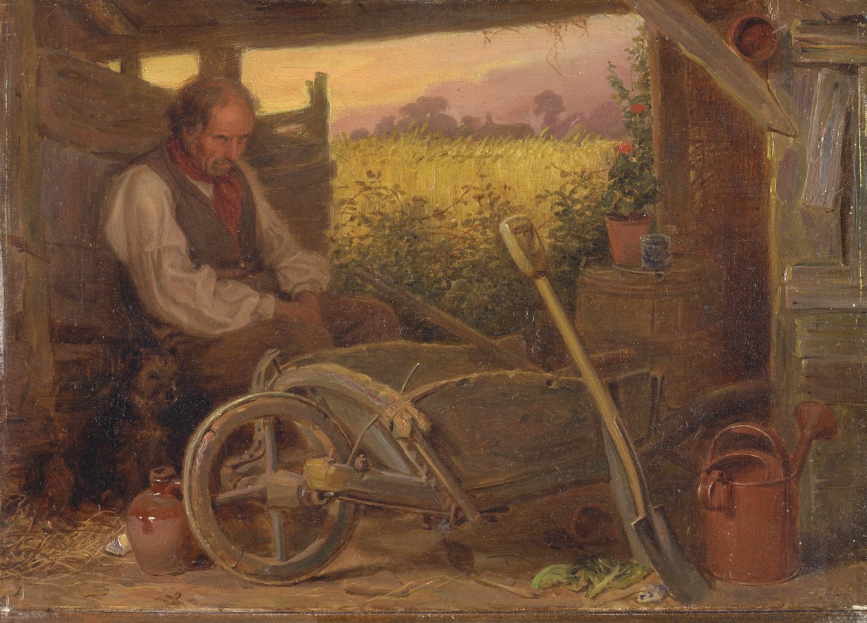 O velho jardineiro polonês autorstwa Briton Riviere
