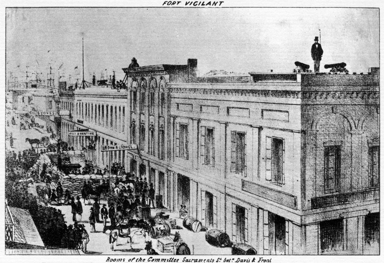 Fort Vigilant, Sacramento, Kalifornia, 1856 1937. autorstwa Britton and Rey