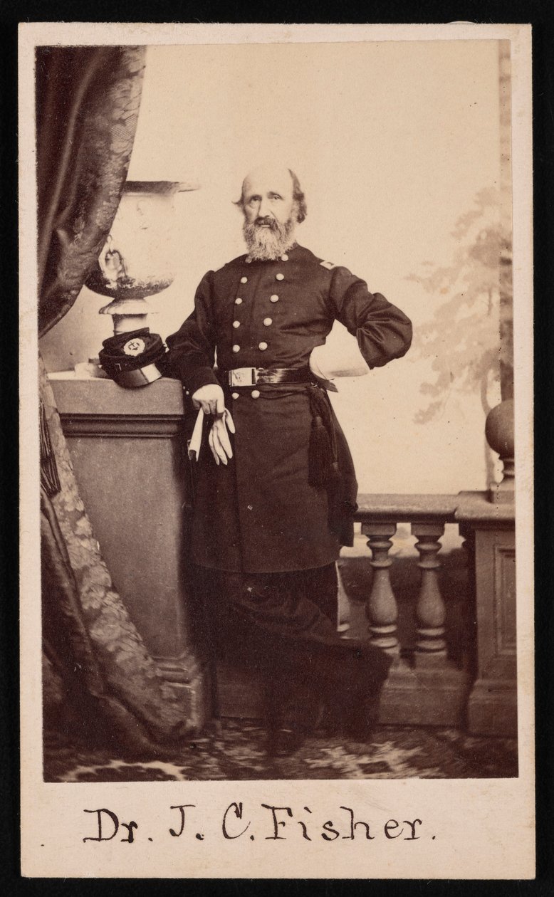 Portret dr Jamesa C. Fishera, 1863. autorstwa Broadbent and Co
