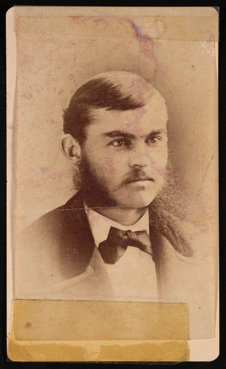 Portret Mojżesza McCure Stronga 1810-1894, 1876. autorstwa Broich and Kremer