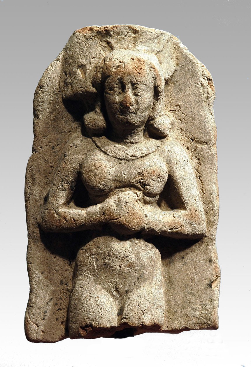 Figurka Aszery, Kananejczyk, 999-600 pne (glina) autorstwa Bronze Age