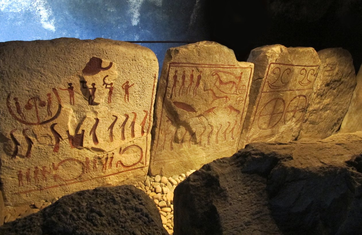 Grób Królewski w pobliżu Kivik Kungagraven, 1 połowa II tysiąclecia p.n.e. autorstwa Bronze Age culture