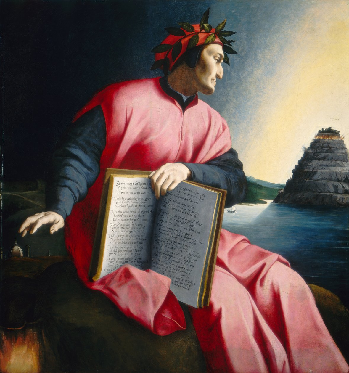 Alegoryczny portret Dantego Alighieri autorstwa Agnolo Bronzino