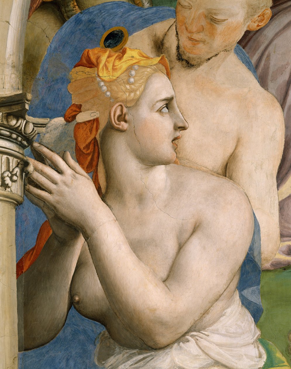 Adoracja brązowego węża autorstwa Agnolo Bronzino
