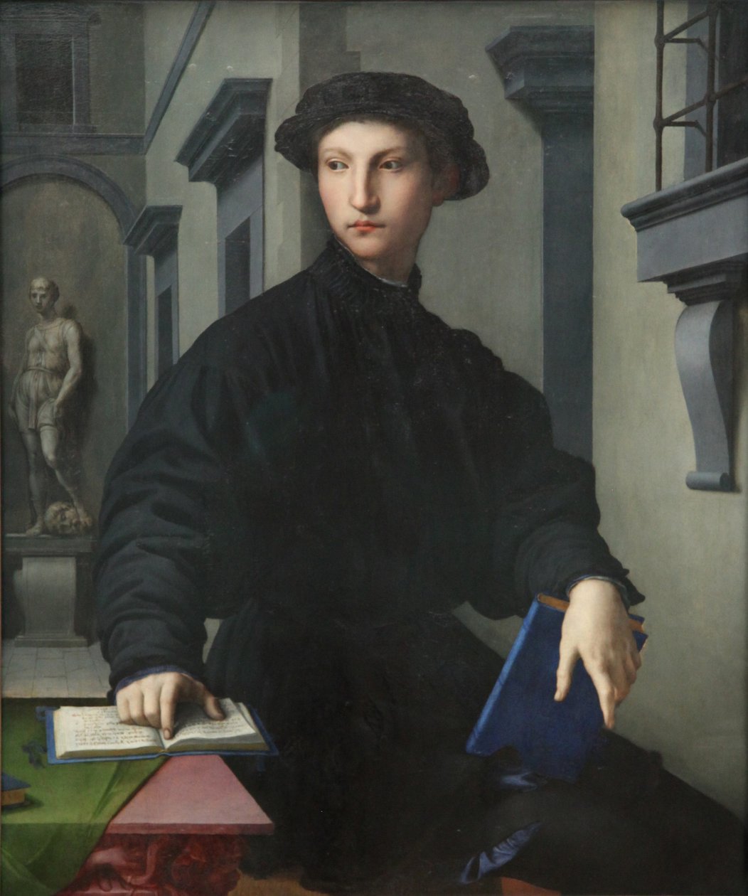 angielski: Ugolino Martelli (1519-1592) Portret Ugolino Martellego autorstwa Bronzino