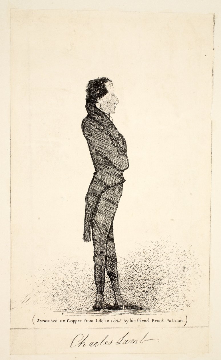 Charles Lamb, 1825 autorstwa Brook Pulham