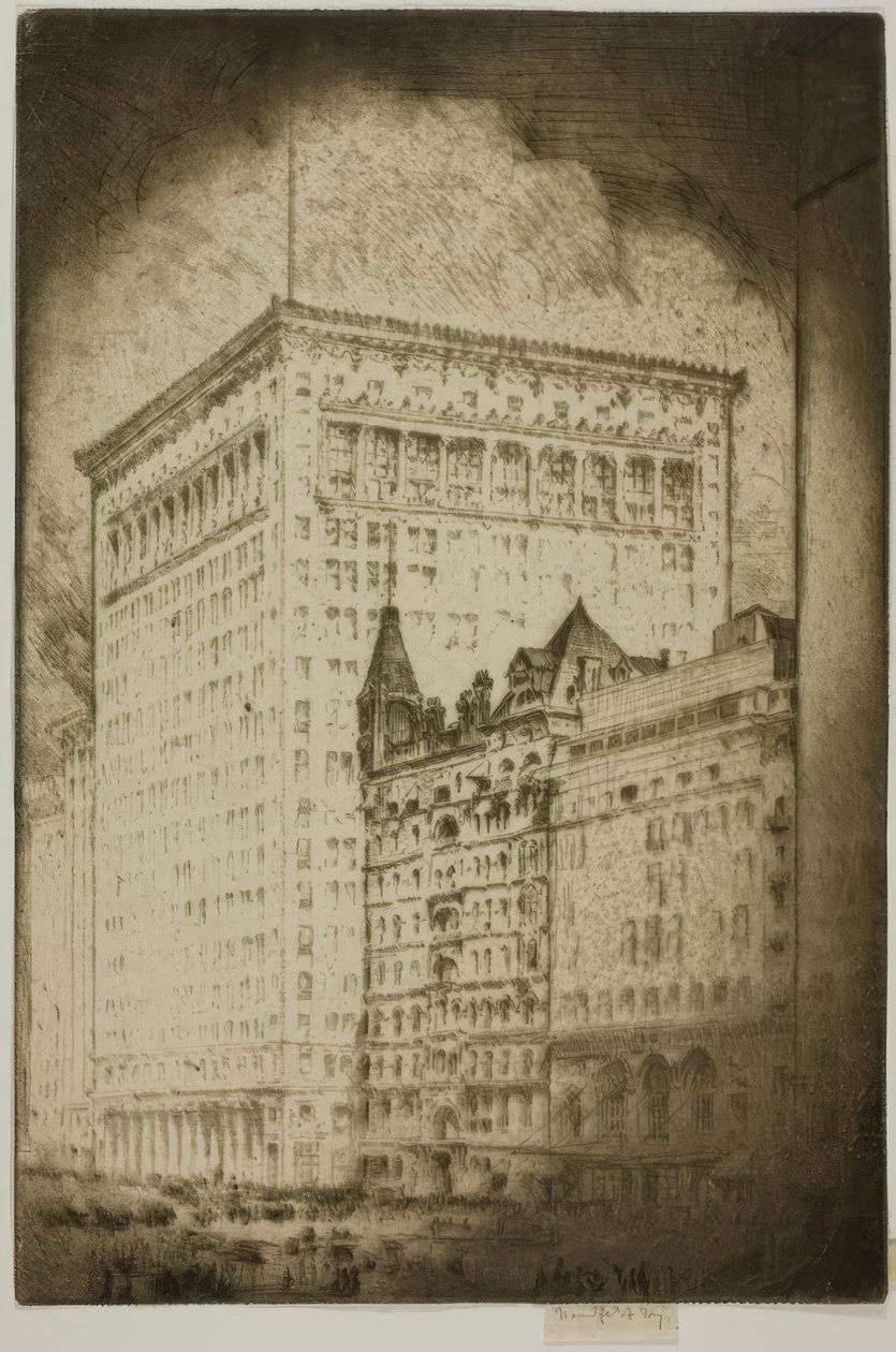 Chicago – 1880–1910 autorstwa Bror Julius Olsson Nordfeldt