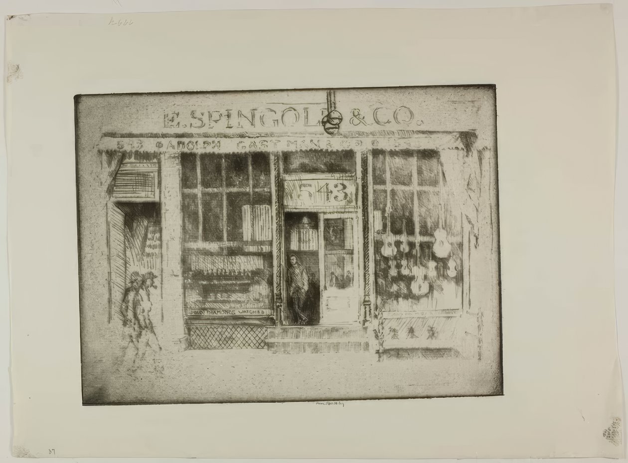 Chicago – Lombard autorstwa Bror Julius Olsson Nordfeldt