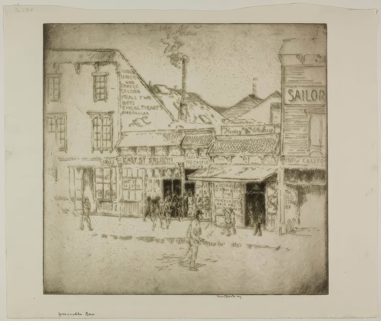 Bar Forecastle autorstwa Bror Julius Olsson Nordfeldt