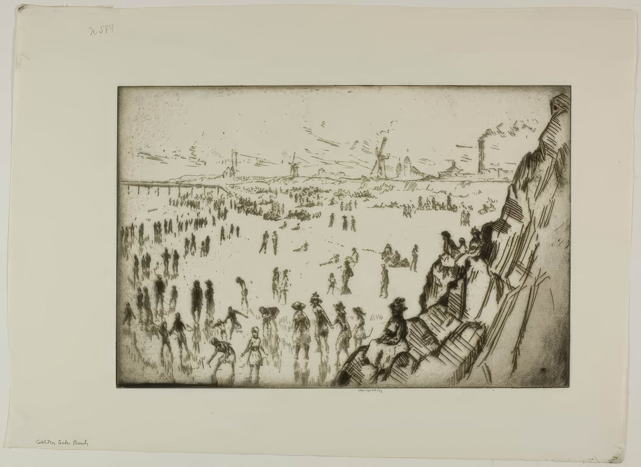 Plaża Golden Gate autorstwa Bror Julius Olsson Nordfeldt