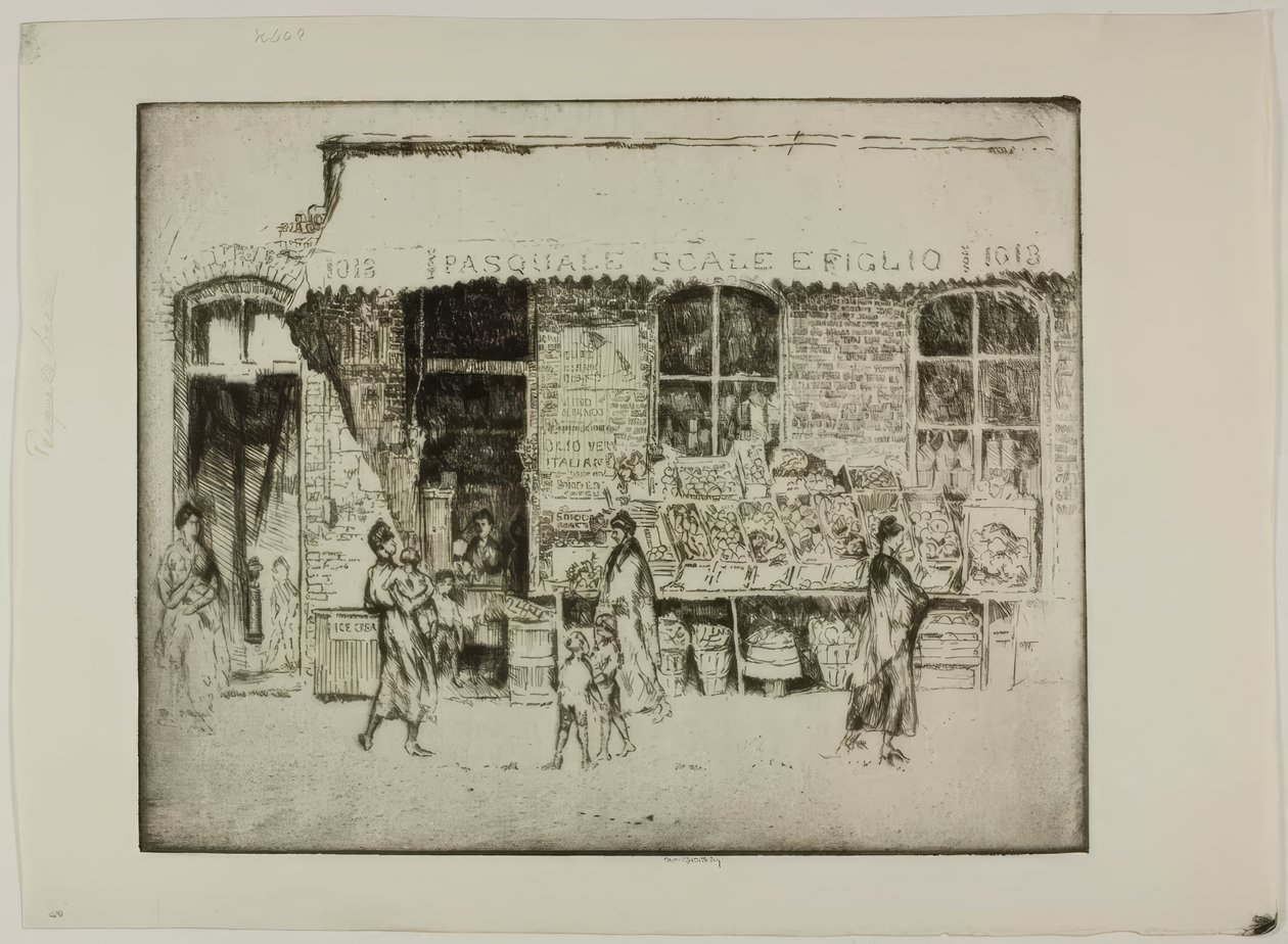 Pasquale Scale autorstwa Bror Julius Olsson Nordfeldt