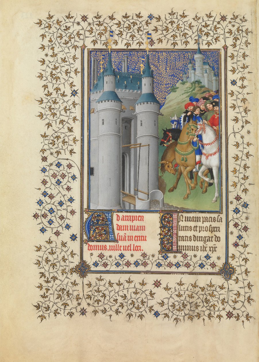 Belles Heures Jeana de France, księcia Berry autorstwa Brothers Limbourg
