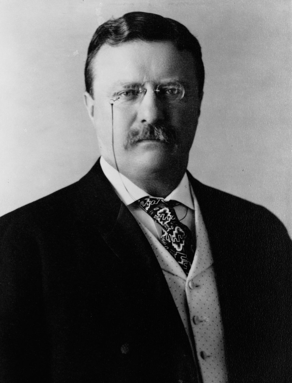 Theodore Roosevelt, ok. 1904 (zdjęcie czarno-białe) autorstwa Brothers Pach