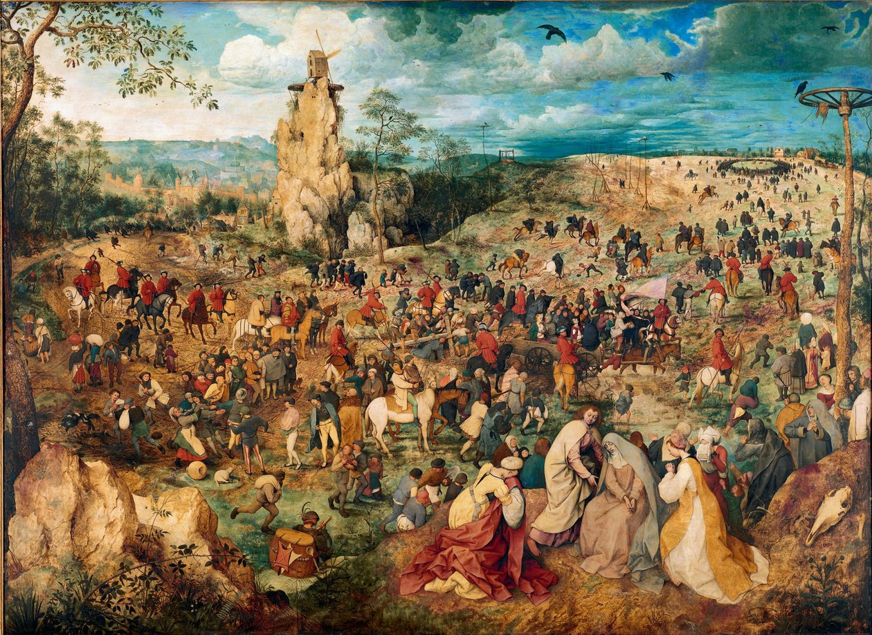 Chrystus niosący krzyż, 1564 autorstwa Bruegel
