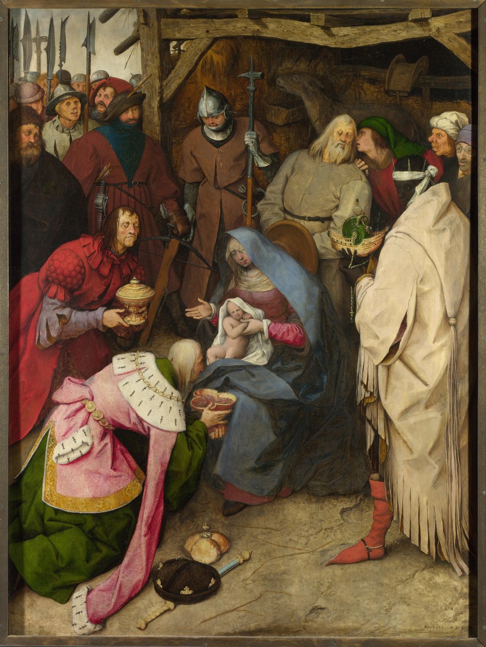 Adoracja Królów, 1564 autorstwa Bruegel