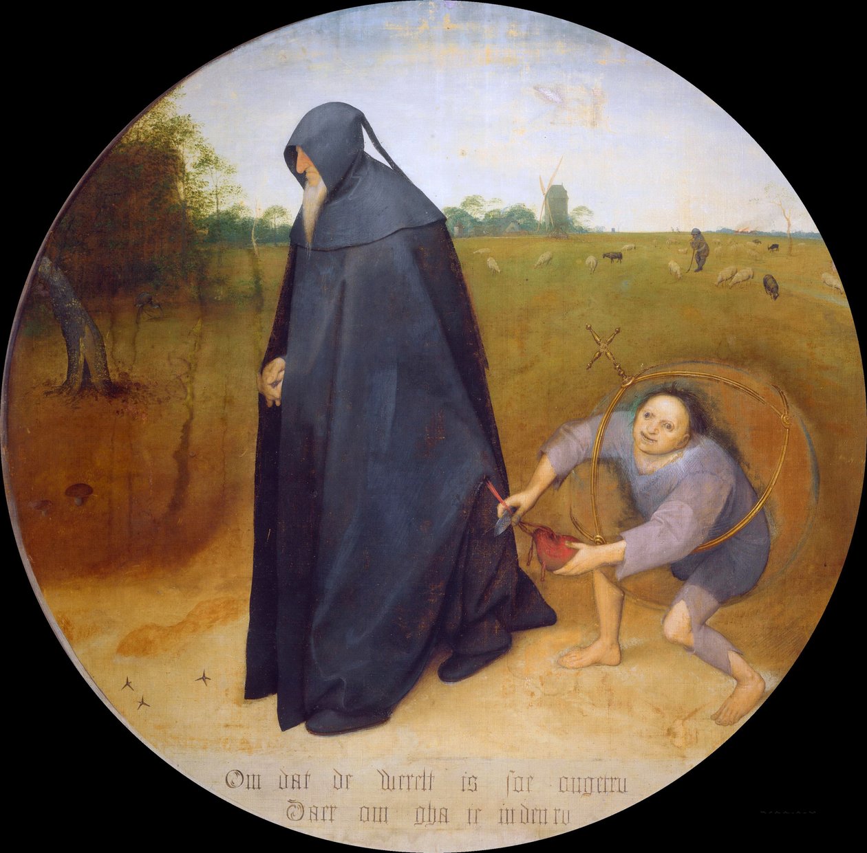 Mizantrop, 1568. autorstwa Bruegel