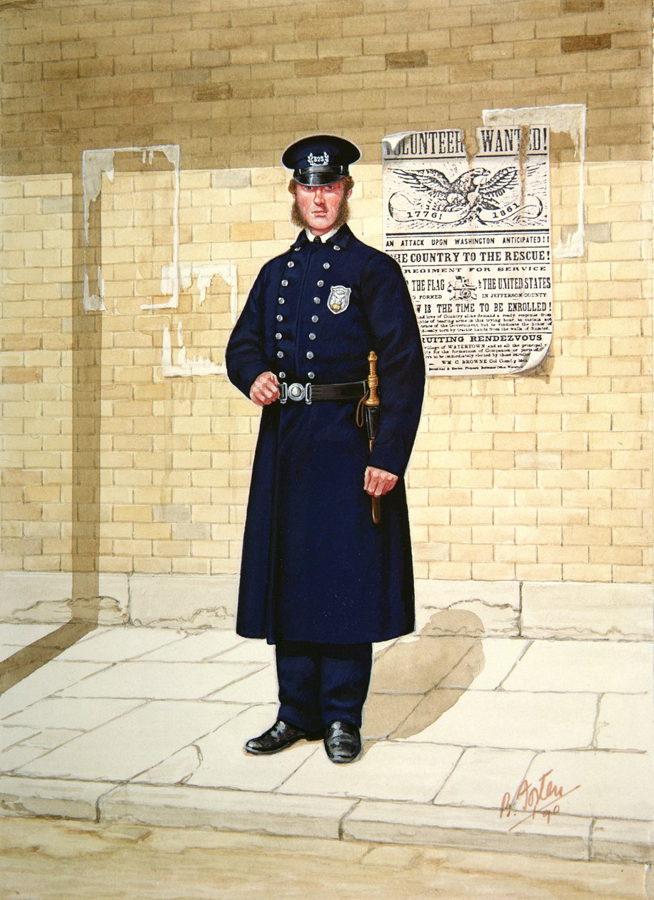 Funkcjonariusz policji w 1863 r. autorstwa Bryan Fosten