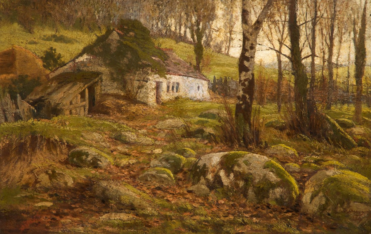 Walijski domek, 1884 autorstwa Buckley Ousey