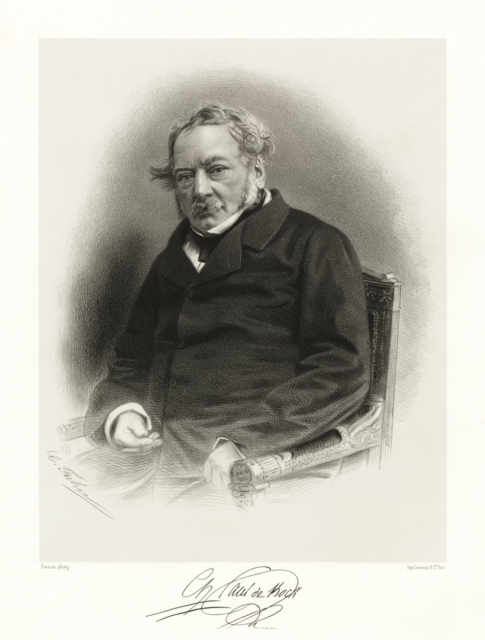 Charles Paul de Kock, 1865-66 autorstwa Buisson
