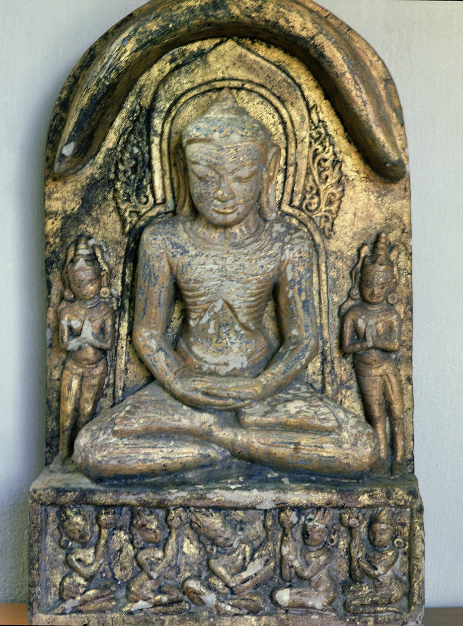 Siedzący Budda w medytacji autorstwa Burmese School