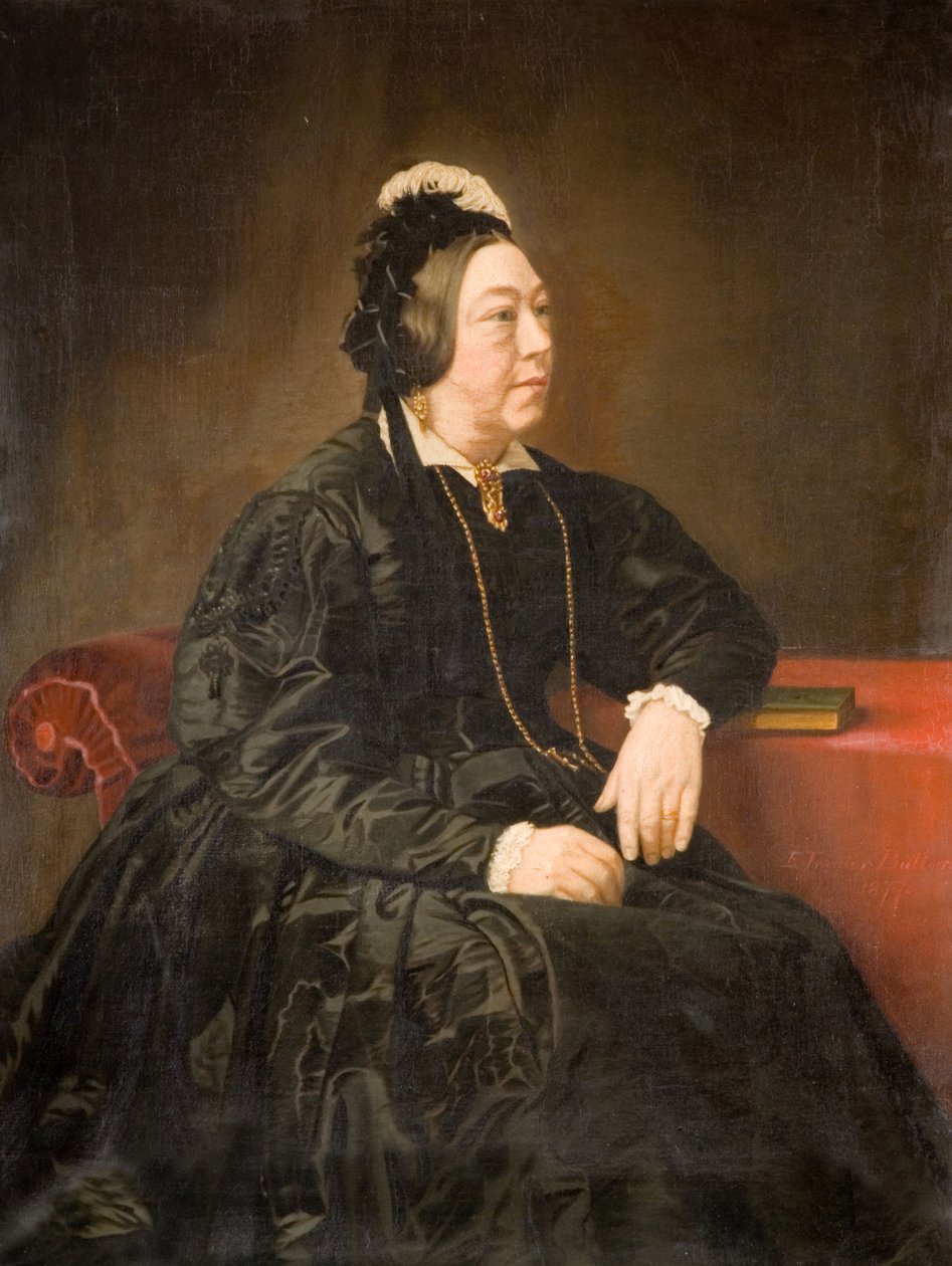 Portret pani Amelii Elizabeth Tranter, 1877. autorstwa Butler E Tranter