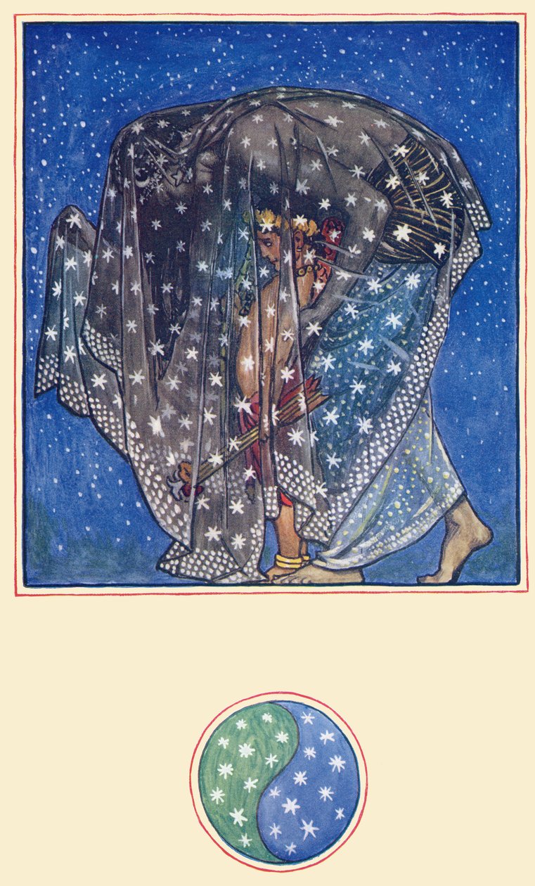 „Reverie: Zahir-U-Din” z filmu The Garden of Kama. autorstwa Byam Shaw
