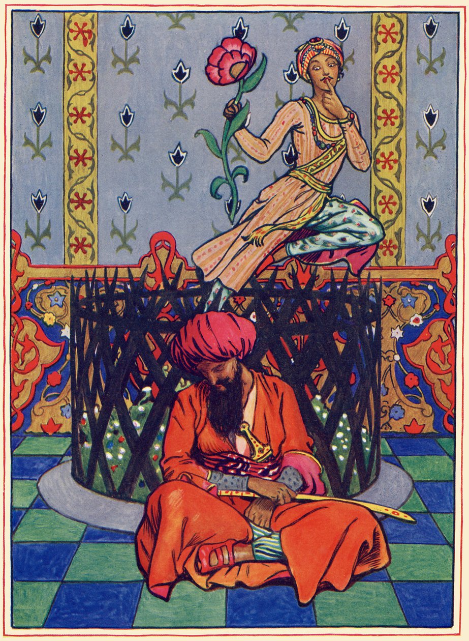 „Zaduma Ormuza Persa” autorstwa Byam Shaw