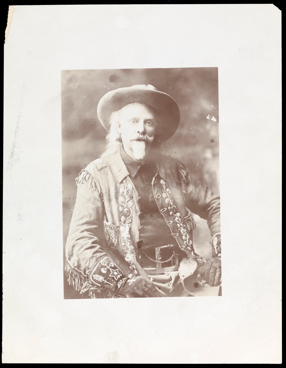 Buffalo Bill, ok. 1910 (srebrny odcisk żelatynowy) autorstwa Byron Company