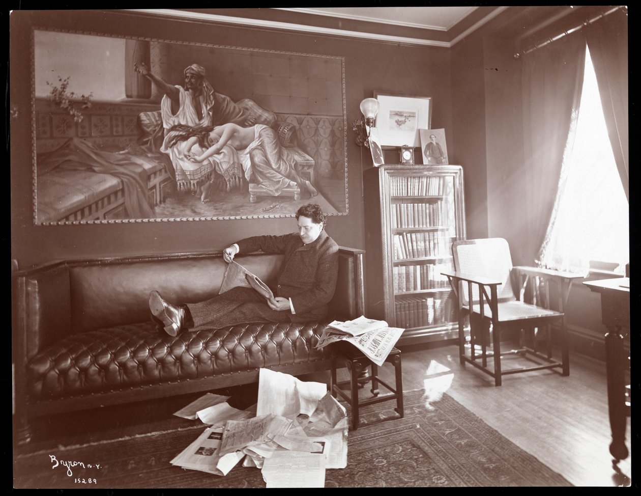 Edgar Smith, 1902-3 (srebrny odcisk żelatynowy) autorstwa Byron Company
