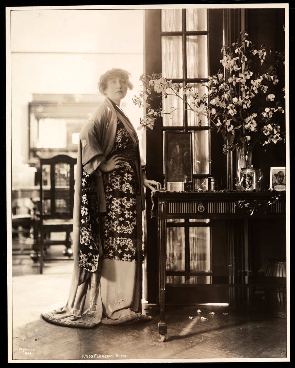Florence Reed (srebrny nadruk żelatynowy) autorstwa Byron Company