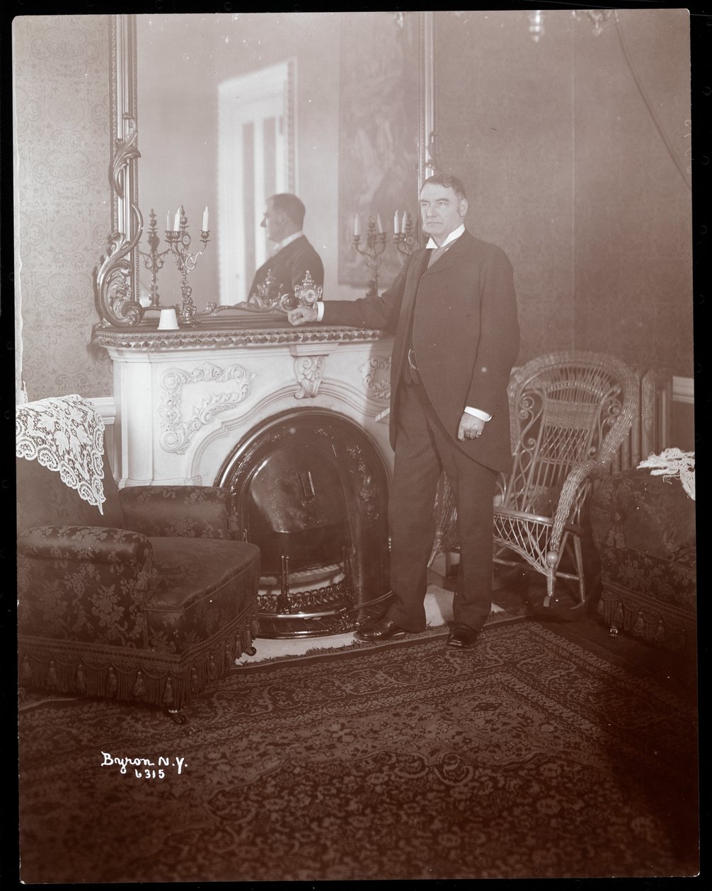 Ian Maclaren, 1899 (srebrny odcisk żelatynowy) autorstwa Byron Company
