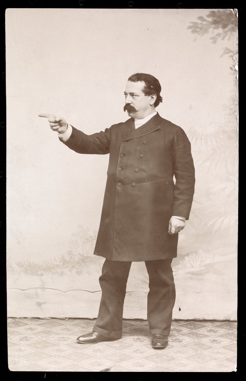 Przywódca pracy Samuel Gompers, 1893-4 (srebrny odcisk żelatynowy) autorstwa Byron Company