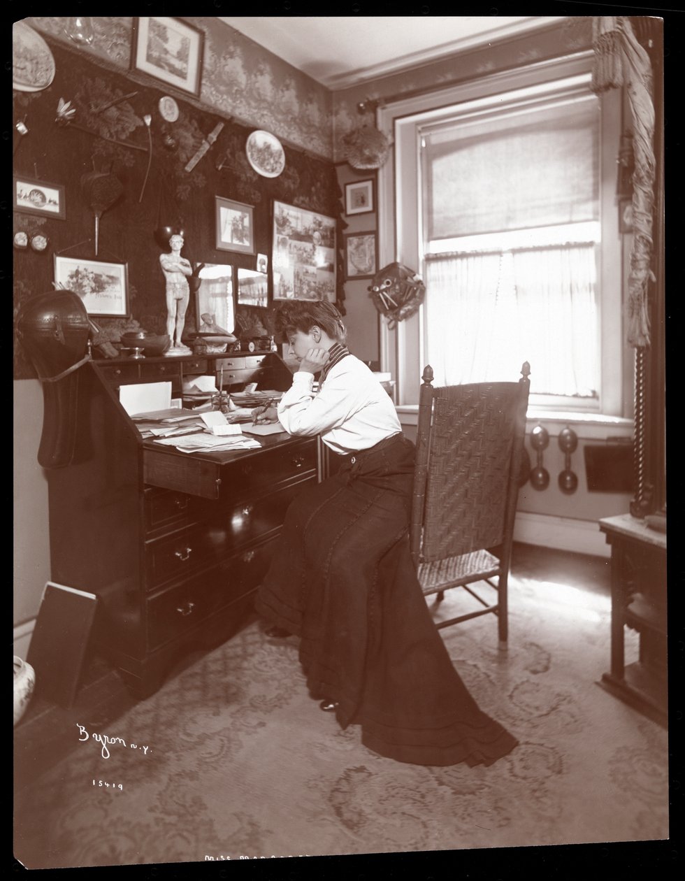 Miss Margaret Mayo, 1903 (srebrny odbitka żelatynowa) autorstwa Byron Company