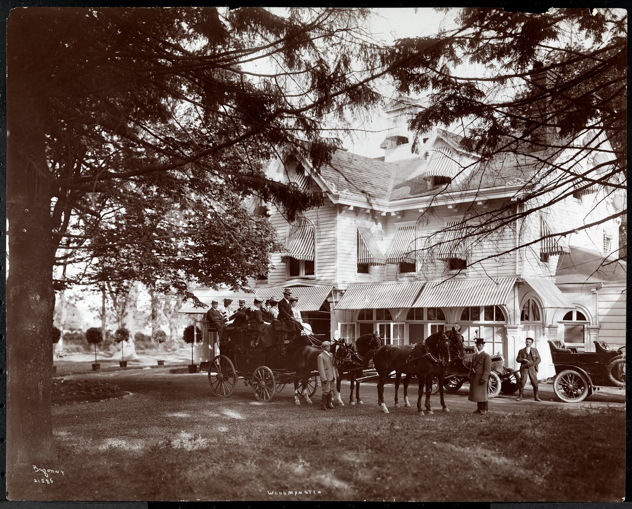 The Woodmansten Inn, Westchester, Nowy Jork, 1906 (srebrny odbitka żelatynowa) autorstwa Byron Company