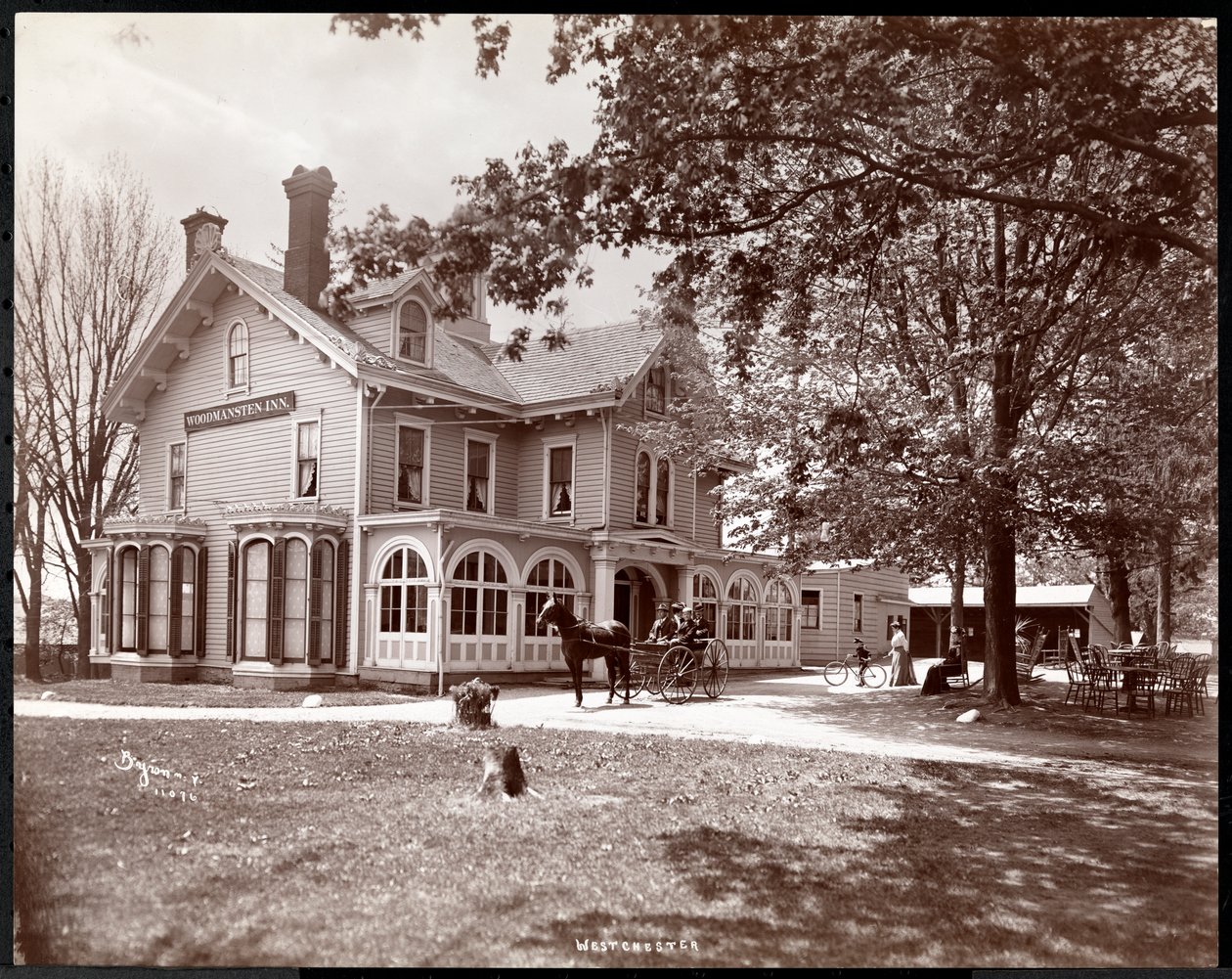 The Woodmasten Inn, Westchester, Nowy Jork, 1901 (srebrny odbitka żelatynowa) autorstwa Byron Company