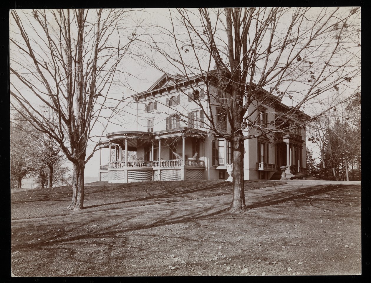 Rezydencja Johna Jacoba Astora w Rhinecliff, Nowy Jork, 1893-94 (odbitka żelatynowa) autorstwa Byron Company